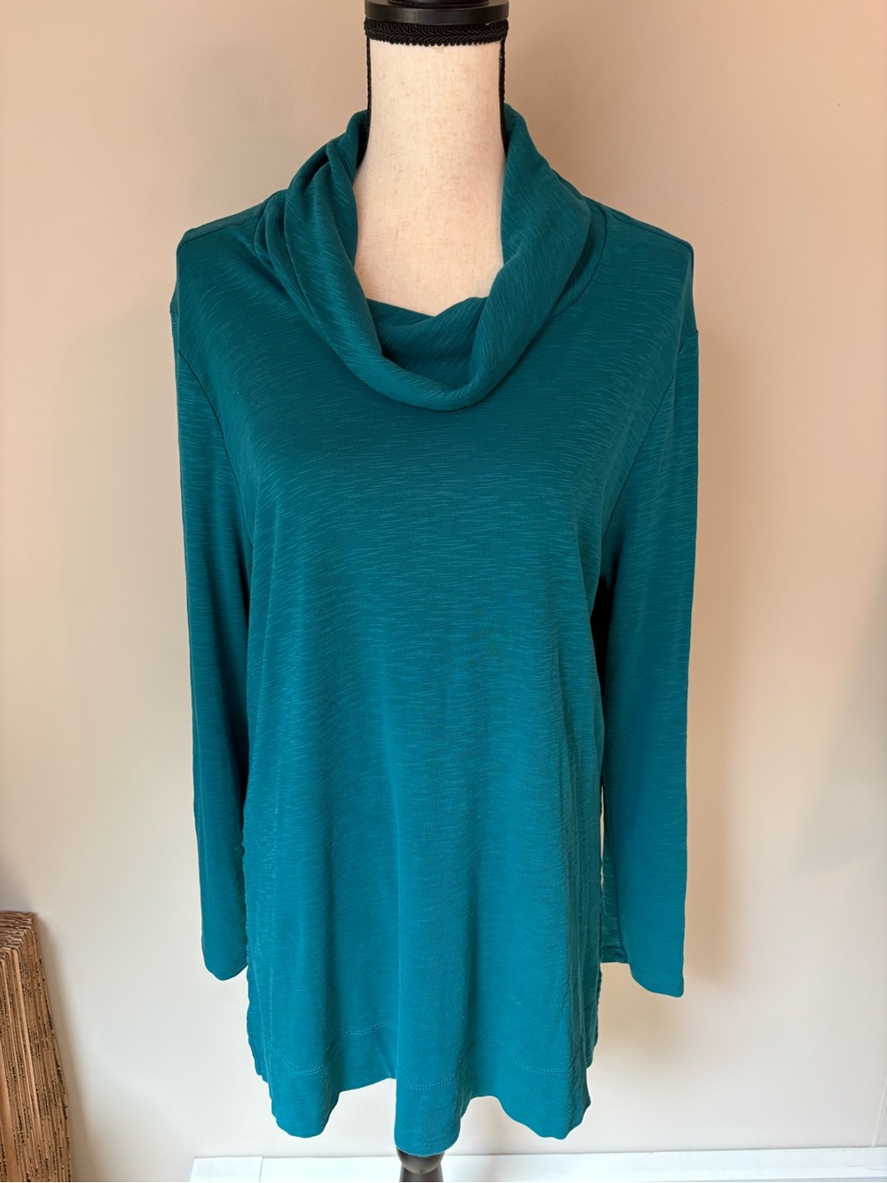 J. Jill Pima Cowl Neck Tunic | Women's Sz L